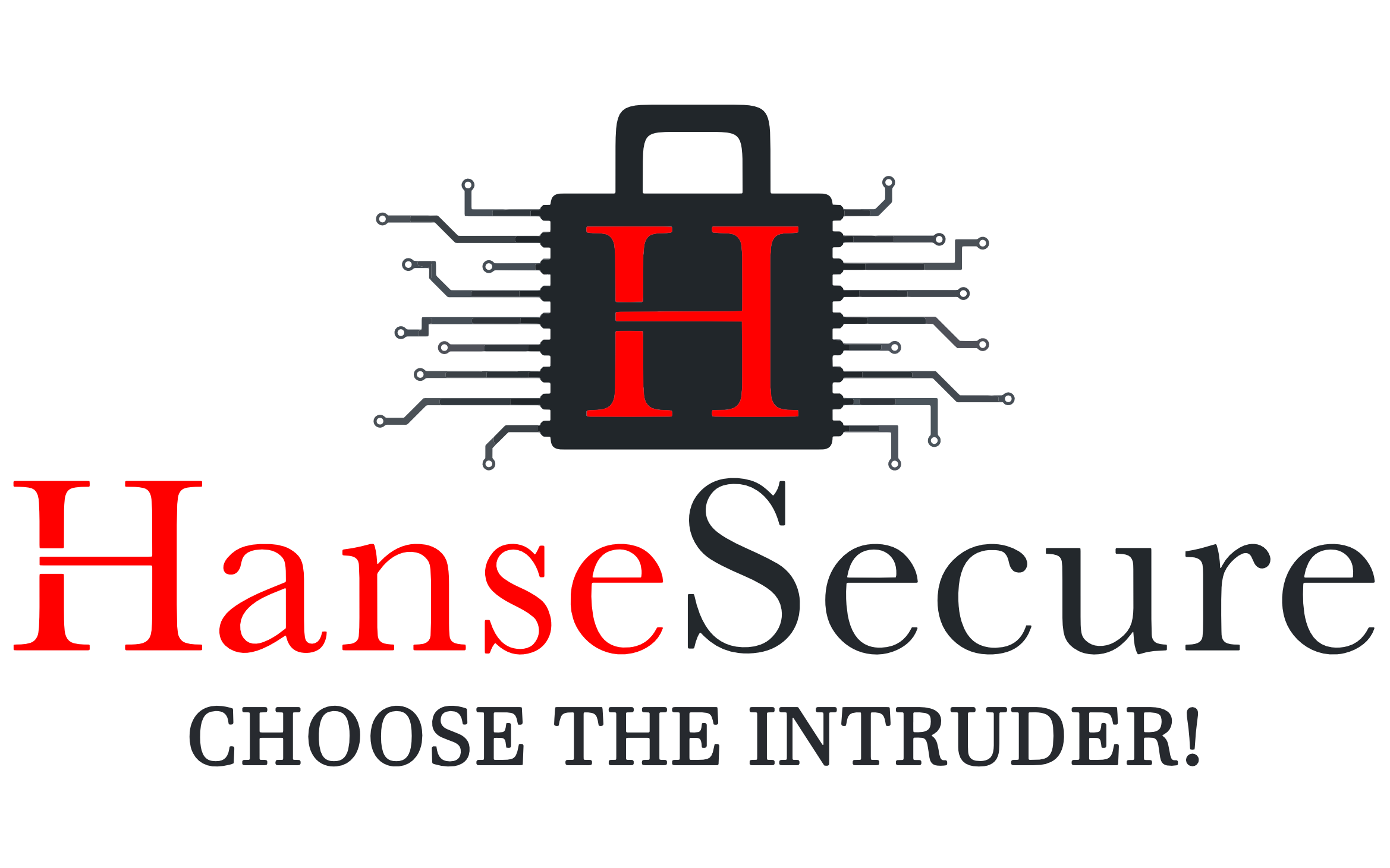 00 HanseSecure_LOGO_schwarzrot_Choosetheintruder_keinHintergrund 2338p