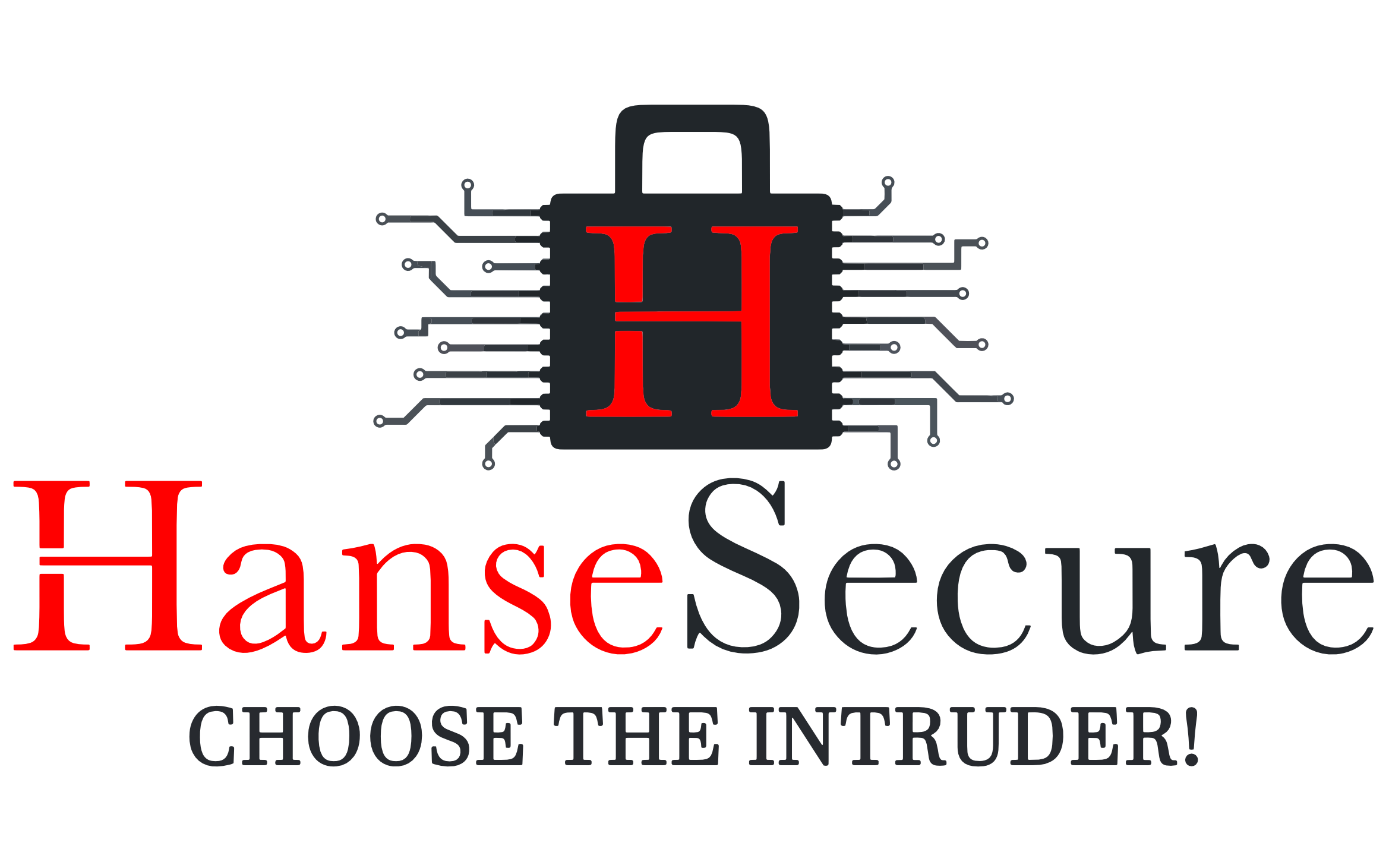 00 HanseSecure_LOGO_schwarzrot_Choosetheintruder_keinHintergrund 2338p
