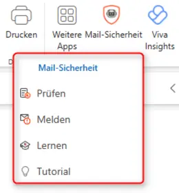 screenshot von Phishing-Add-in