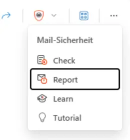 Screenshot of phishing add-in en